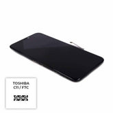 Display Assembly (Toshiba: C11/F7C) (incl. Backplate) Compatible for iPhone 11 Black Refurbished