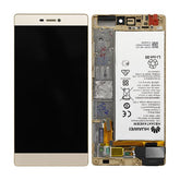 Huawei P8 Skärm/Display med Batteri OEM - Guld