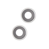 iPhone 14 Plus Kameralins med Ram - Sliver