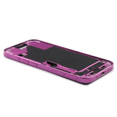 Middle Frame Assembly With Power And Volume Button Compatible for iPhone 16 (EU Version) Pink Pulled