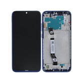 Xiaomi Redmi Note 8 Skärm/Display + Ram - Blå