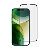 Skärmskydd iPhone 13/13 Pro/14/16e - 3D Härdat Glas Svart