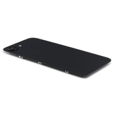 Back Cover incl. Camera lens, Flash Light and Wireless Charging Compatible for iPhone 16e Black Pulled