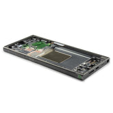 Display Assembly (Pre-assembled Frame) Complete with Housing Compatible for Samsung Galaxy S24 Ultra (SM-S928) Titanium Black Service Pack