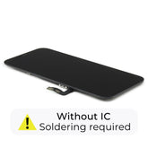 Display Assembly (Without IC) Compatible for iPhone 12/12 Pro Black Refurbished