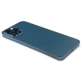 Rear Housing with small parts (EU Version) Compatible for iPhone 12 Pro Max Blue Pulled