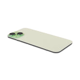 Back Cover incl. Camera lens, Flash Light and Wireless Charging For iPhone 15 (EU Version) Green Titanium Pulled C