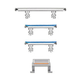 iPhone 14 Pro Max Sidoknappar - Silver