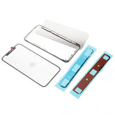 Ram/hållare, skärmglas, backplate och självhäftande tejp - iPhone X