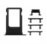 Simkortshållare med sidoknappar (mute, power, volym) - iPhone 7