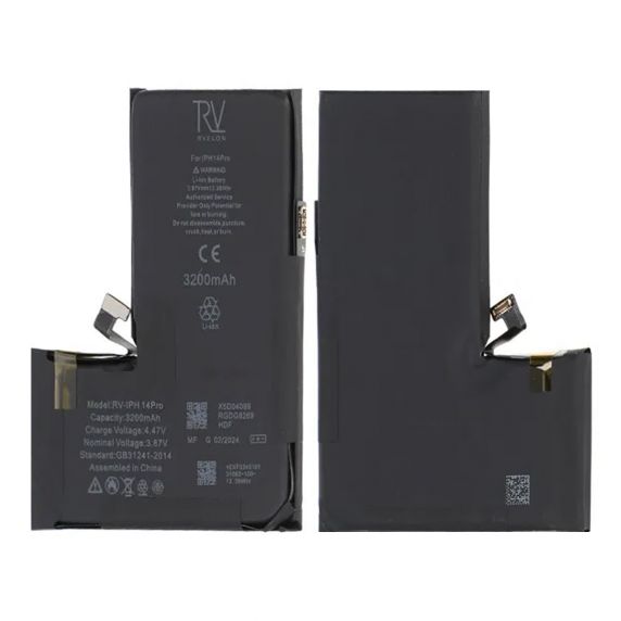 iPhone 14 Pro Batteri 3200mAh Ingen Progammering, 100% Hälsa