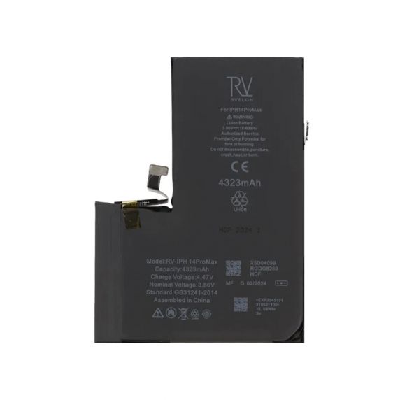 iPhone 14 Pro Max Batteri 4323mAh Ingen Progammering, 100% Hälsa