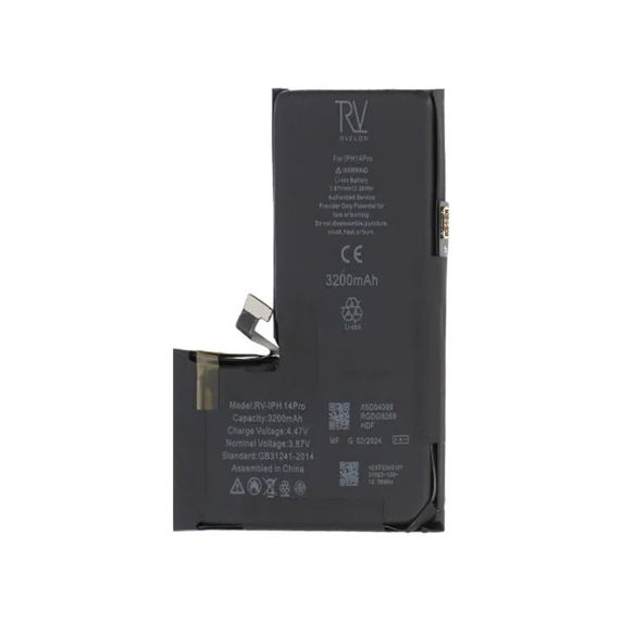 iPhone 14 Pro Batteri 3200mAh Ingen Progammering, 100% Hälsa