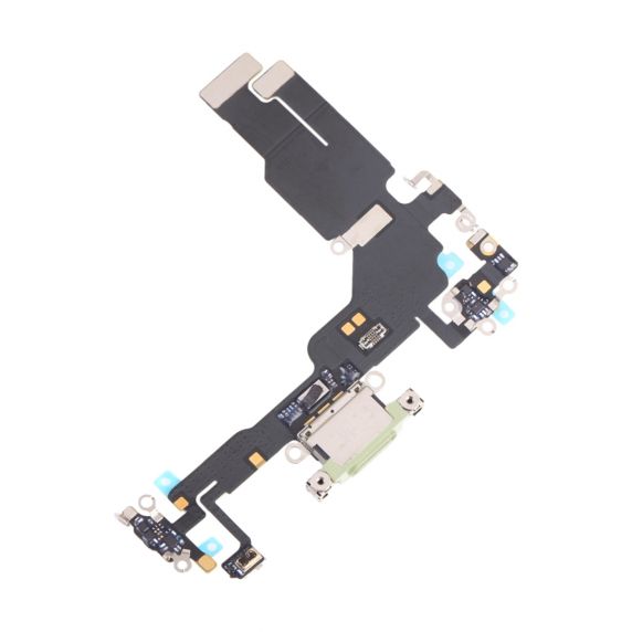 iPhone 15 Laddkontakt med Flexkabel - Grön