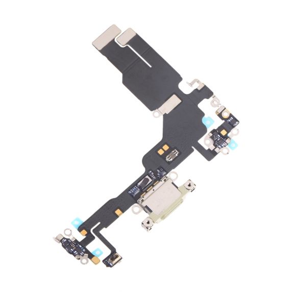 iPhone 15 Laddkontakt med Flexkabel - Gul