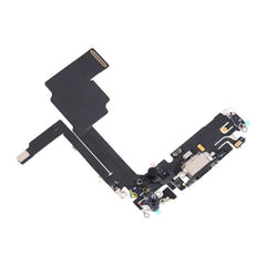 iPhone 15 Pro Max Laddkontakt med Flexkabel - Svart