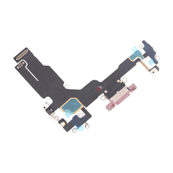 iPhone 15 Laddkontakt med Flexkabel - Rosa