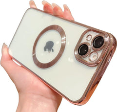 Magnetic transparent case for iPhone 14, Ross