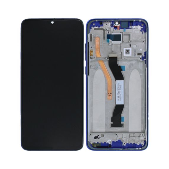 Xiaomi Redmi Note 8 Pro Skärm/Display + Ram - Blå
