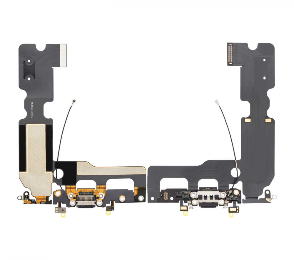 iPhone 7 Plus. charging port/lightning connector, black