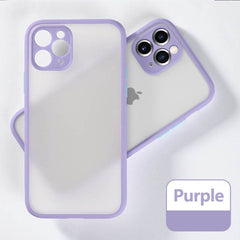 Shockproof Armor Matte Case for iPhone 14 Pro, purple