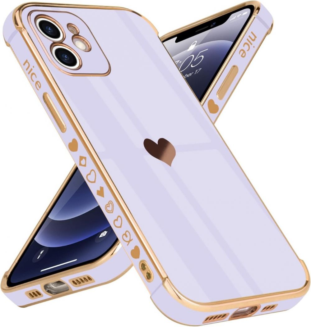 TURTOS - Protective case for iPhone 12 - Lavendel
