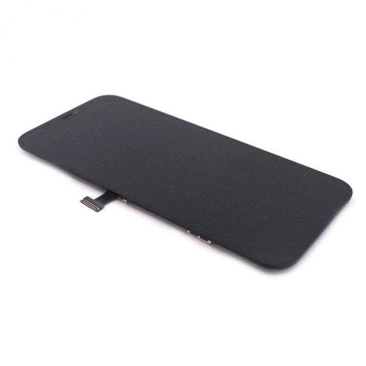 Display Assembly with Sensor Flex Compatible for iPhone 12 Pro Max Black Pulled