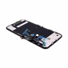 Display Assembly (Toshiba: C11/F7C) (incl. Backplate) Compatible for iPhone 11 Black Refurbished
