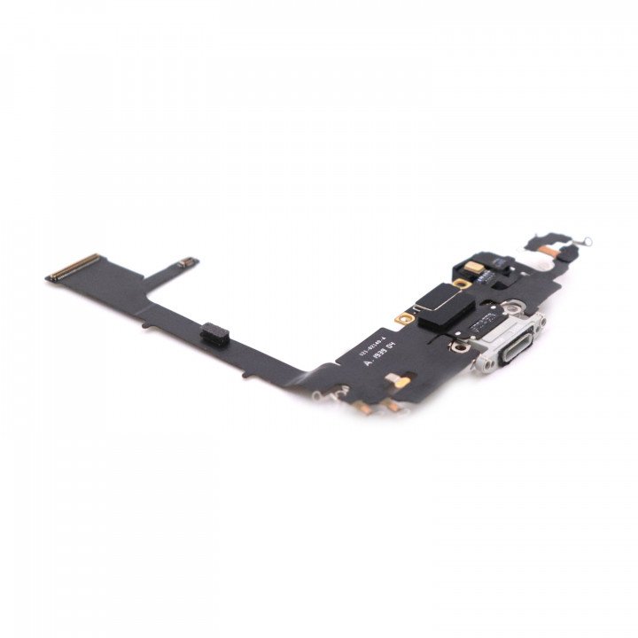 Charging Port Assembly Compatible for iPhone 11 Pro White Pulled