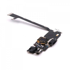 Charging Port Assembly Compatible for iPhone 11 Pro Max Black Pulled