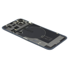 Back Cover incl. Camera lens, Flash Light and Wireless Charging Compatible for iPhone 14 Plus Black Pulled