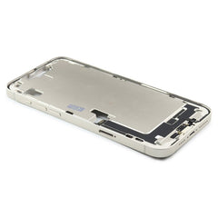 Middle Frame Assembly Compatible for iPhone 14 Plus White Pulled