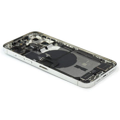 Rear Housing Assembly with small parts Compatible for iPhone 14 Pro Max White Pulled