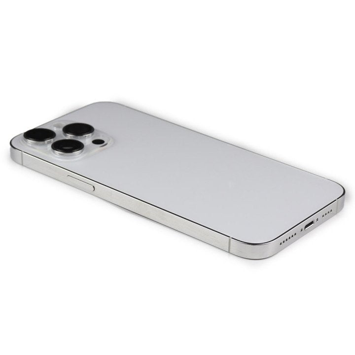 Rear Housing Assembly with small parts Compatible for iPhone 14 Pro Max White Pulled