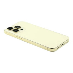 Rear Housing with small parts (US Version) Compatible for iPhone 13 Pro Max Gold Pulled