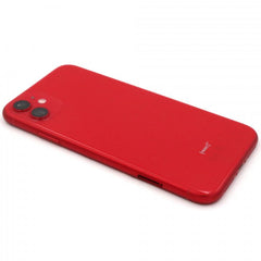 Rear Housing Assembly with small parts Compatible for iPhone 11 Red Pulled