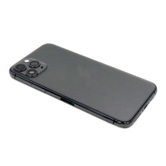 Rear Housing with small parts Compatible for iPhone 11 Pro Black Pulled