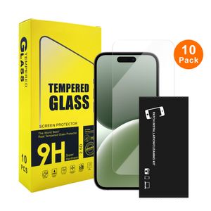 10-pack skärmskydd i härdat glas för iPhone 16 Pro, Bulk