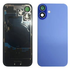 iPhone 16 Plus Baksida med smådelar - Blå (Ultramarine)