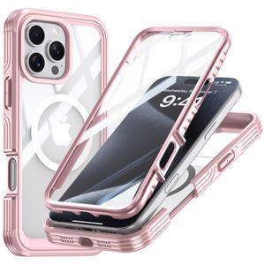 iPhone 16 Pro Skal med Skärmskydd - Rosa