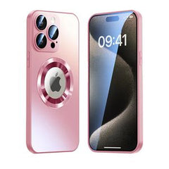 SiGN Magnetiskt Skal iPhone 16 Pro med linsskydd och logo view - Rosa