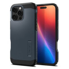 Spigen iPhone 16 Pro Tough Armor MagSafe Skal - Mörkgrå
