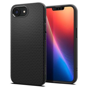 Spigen Liquid Air iPhone 16e Skal - Mattsvart