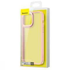 Baseus Crystal Skal för iPhone 13 (6.1 tum), rosa