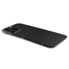 Back Cover incl. Camera lens, Flash Light and Wireless Charging Compatible for iPhone 16 Pro Max Black Titanium Pulled
