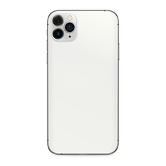 iPhone 11 Pro Back Cover Glass, Silver