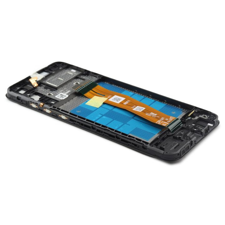 Display Assembly Complete with Housing Compatible for Samsung Galaxy A04e (A042F) Black Service Pack