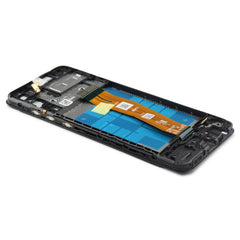 Display Assembly Complete with Housing Compatible for Samsung Galaxy A04e (A042F) Black Service Pack