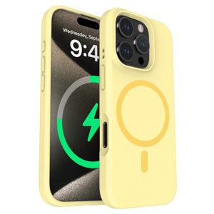 iPhone 16 Pro Max Silikonskal - Gul