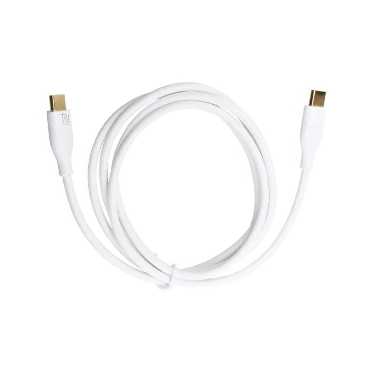 Rvelon USB-C till USB-C Kabel 2m - Vit